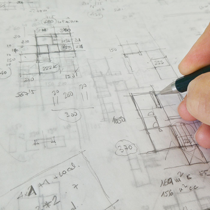 Building Design Process - Sketching
